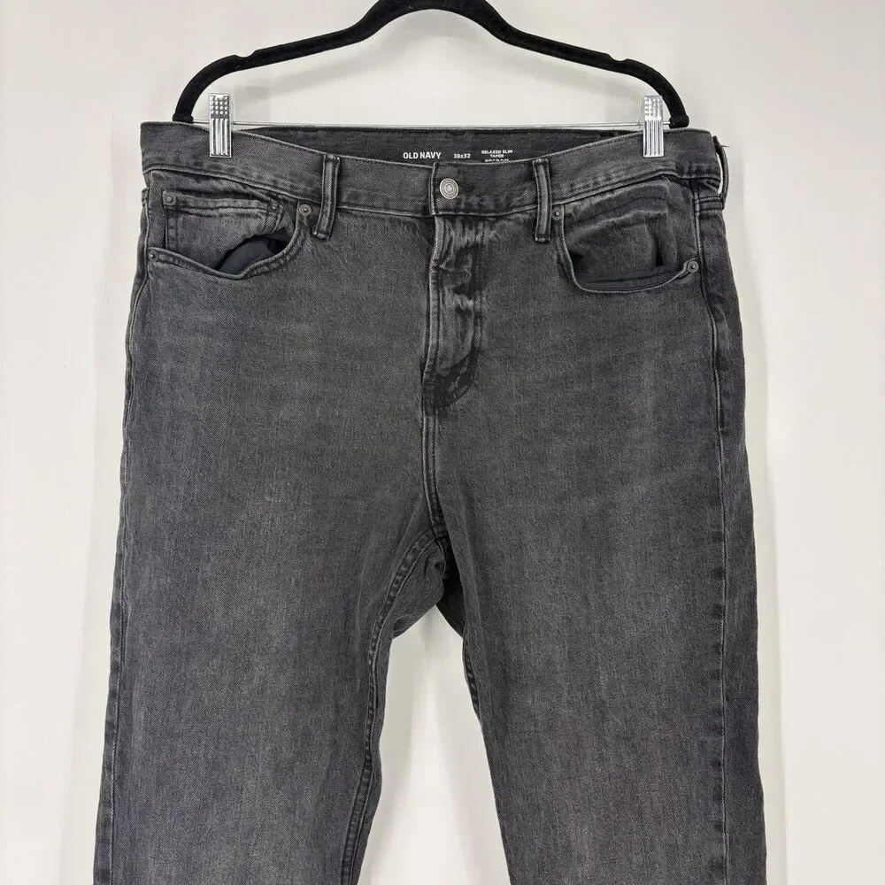 Old Navy Men’s Relaxed Slim Taper Jeans 38x32
